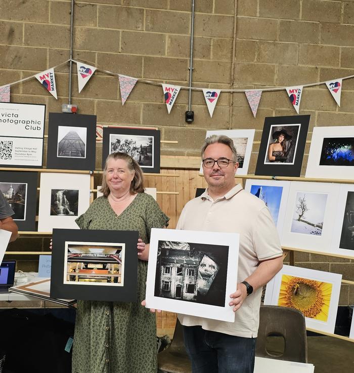 Invicta Photographic Club members with their prints